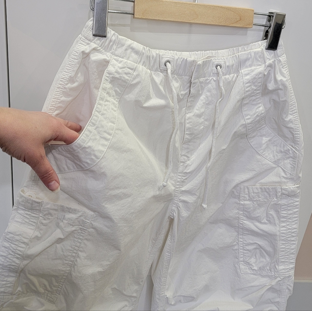 Aritzia TNA Stunt Parachute Pants White Baggy Utility Streetwear Women’s XS - Picture 11 of 17